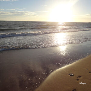 Atardecer en la playa